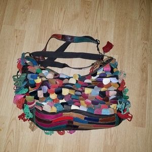 Multicolored Leather Bag